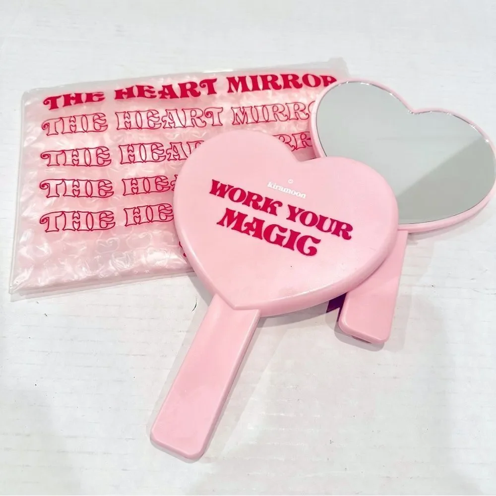 Kiramoon The Heart Mirror Hand Held Set Of 2 Reusable Bubble Bag Valentine‎ Gift